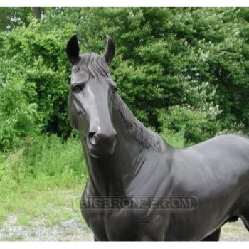 Záhradní bronzová socha - Uslechtili kun