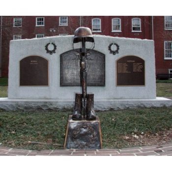 Záhradní bronzová socha - Válečný památník