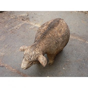 Zahradní dřevěná socha- Dřevěná ovce