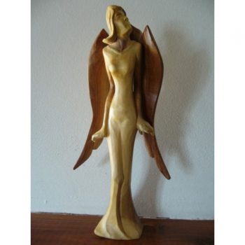 Dřevěná socha -Dřevený anděl