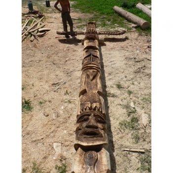 dřevěná socha - Dřevěný indiánský totem 10m