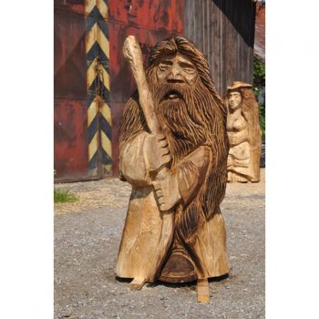 Zahradní dřevěná socha - Dřevěný Poutník