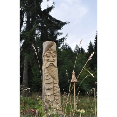 Zahradní dřevěná socha - Dřevěný pradědeček