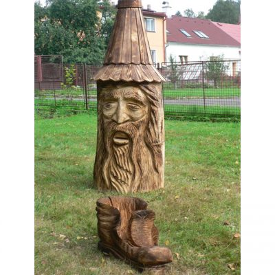 Zahradní dřevěná socha -Dřevěný úl