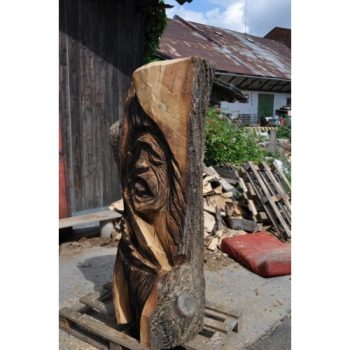 Dřevěná socha Hejkale