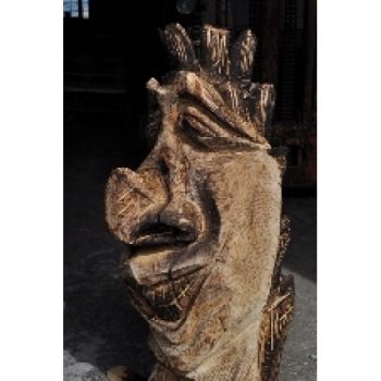 Zahradní dřevěná socha -Dřevěný skřítek Vítek
