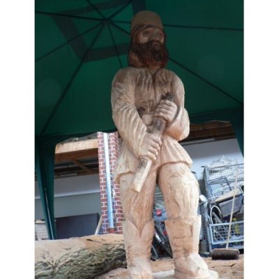 Zahradní dřevěná socha - Dřevěný horník