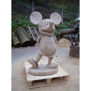 Dřevěný Mickey Mouse